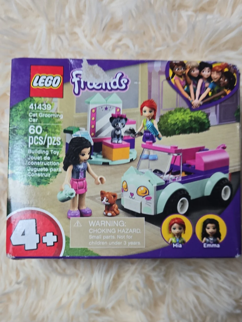 NEW Lego Friends Cat Grooming Car - Purple & Mint